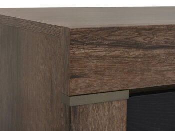 BLACK RED WHITE Balin REG1D1W vitrína s osvetlením dub monastery / dub čierny – Obrázok 4