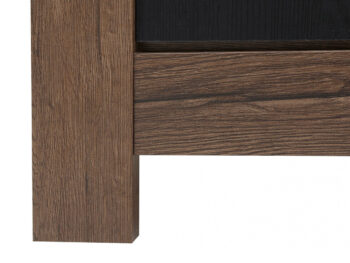 BLACK RED WHITE Balin REG1D1W vitrína s osvetlením dub monastery / dub čierny – Obrázok 5