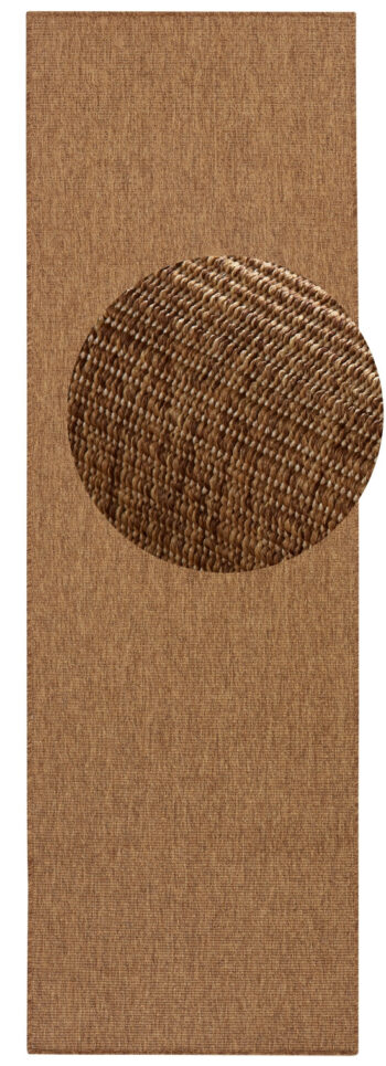 BT Carpet, Behúň Nature 103530 Brown – na von aj na doma, 80x250, hnedá, chodba / predsieň