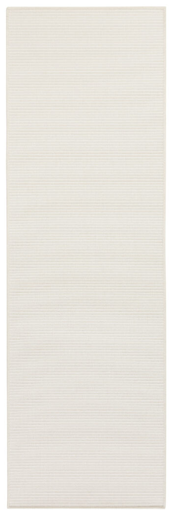 BT Carpet, Behúň Nature 103531 Cream White – na von aj na doma, 80x500, biela, chodba / predsieň
