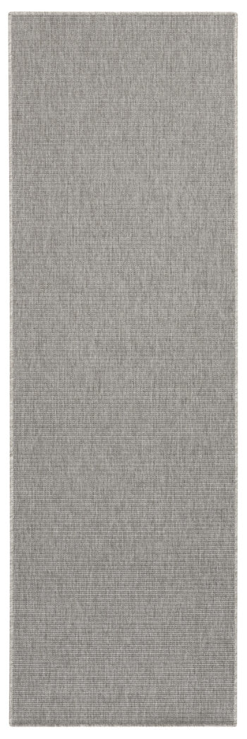 BT Carpet, Behúň Nature 103533 Silver Grey – na von aj na doma, 80x250, šedá, chodba / predsieň