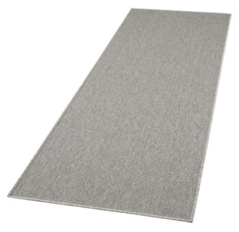 BT Carpet, Behúň Nature 103533 Silver Grey – na von aj na doma, 80x250, šedá, chodba / predsieň
