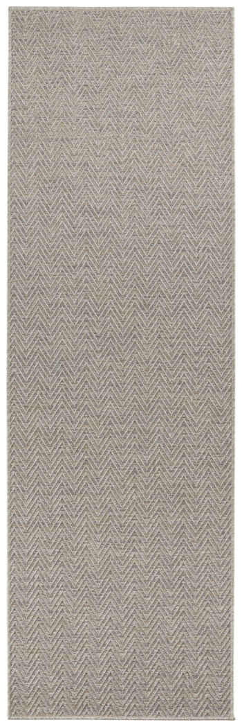 BT Carpet, Behúň Nature 104266 Grey / Multicolor – na von aj na doma, 80x350, šedá, chodba / predsieň