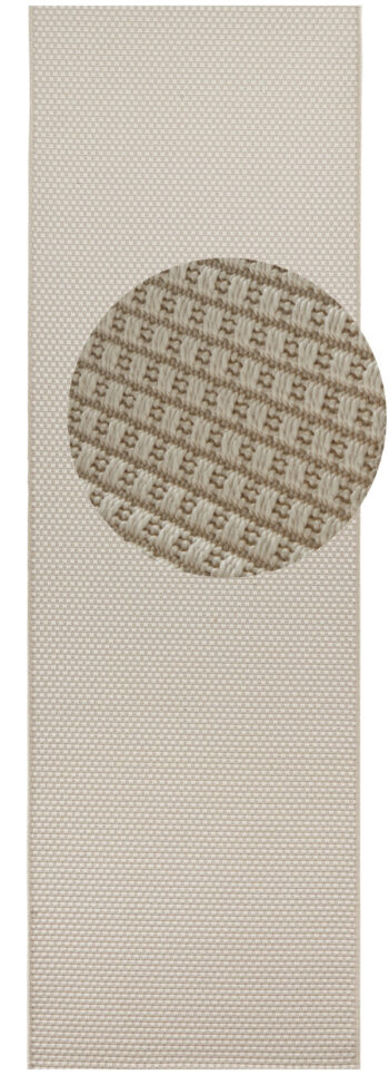 BT Carpet, Behúň Nature 104270 Ivory – na von aj na doma, 80x350, biela, chodba / predsieň