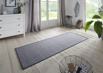 BT Carpet, Kusový koberec Bouclé 104433 Grey, 80x400, šedá, chodba / predsieň