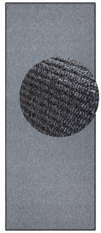 BT Carpet, Kusový koberec Bouclé 104433 Grey, 80x400, šedá, chodba / predsieň