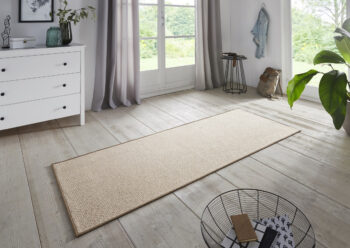 BT Carpet, Kusový koberec Bouclé 104434 Beige, 67x200, béžová, chodba / predsieň
