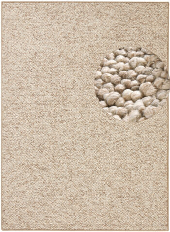 BT Carpet, Kusový koberec Wolly 102842, 100x140, béžová, kancelária