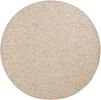 BT Carpet, Kusový koberec Wolly 102842 kruh, 133x133 (priemer) kruh, béžová, obývacia izba
