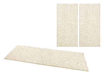 BT Carpet, Spálňová sada Wolly 102843 Creme, 3 diely: 67x140 (2x), 67x250 (1x), biela, spálňa