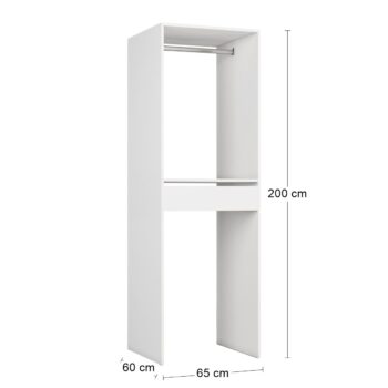 Stavte na funkčnosť, praktickosť a eleganciu s praktickým regálom nad práčku BULITON 65. Vyrobený je v sviežej bielej farbe, ktorá mu dodáva jas a čistotu, ktorá je v kúpeľniach veľmi žiadaná a pôsobí uprataným a čistým dojmom. Vyrobený je z kvalitnej drevotrieskovej dosky s hrúbkou 16…