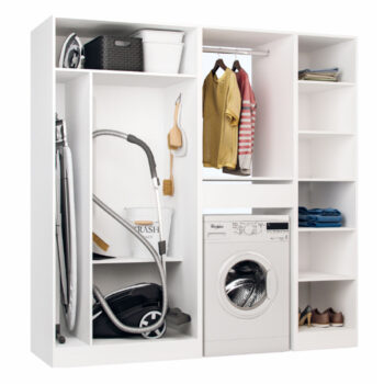 Stavte na funkčnosť, praktickosť a eleganciu s praktickým regálom do kúpeľne BULITON 90. Vyrobený je v sviežej bielej farbe, ktorá mu dodáva jas a čistotu, ktorá je v kúpeľniach veľmi žiadaná a pôsobí uprataným a čistým dojmom. Vyrobený je z kvalitnej drevotrieskovej dosky s hrúbkou 16 mm, ktorá…