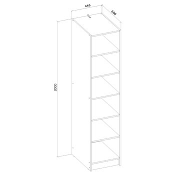 Stavte na funkčnosť, praktickosť a eleganciu s praktickou práčovňou BULITON. Vyrobená je v sviežej bielej farbe, ktorá jej dodáva jas a čistotu, ktorá je v kúpeľniach veľmi žiadaná a pôsobí uprataným a čistým dojmom. Vyrobená je z kvalitnej drevotrieskovej dosky s hrúbkou 16 mm, ktorá je pre…