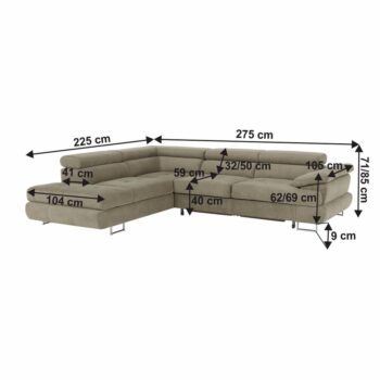 Obývacia izba je dnes vnímaná ako srdce domova - tak prečo jej nedodať nový nádych elegancie? Vymieňajte svoju starú sedačku za niečo štýlové a moderné. Celočalúnená rohová sedacia súprava BUTON R v ľavom prevedení je ideálnou voľbou pre všetkých,…