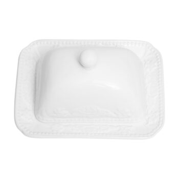 Dóza na maslo Butter Home v elegantnom bielom lesku je ideálnym doplnkom pre každú modernú kuchyňu. Táto maselnička od značky KONDELA je vyrobená z kvalitnej dolomitovej keramiky, ktorá zaručuje dlhú životnosť a odolnosť voči poškodeniu. S rozmermi 18,5 cm na…