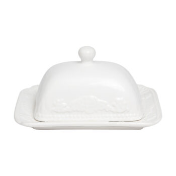 Dóza na maslo Butter Home v elegantnom bielom lesku je ideálnym doplnkom pre každú modernú kuchyňu. Táto maselnička od značky KONDELA je vyrobená z kvalitnej dolomitovej keramiky, ktorá zaručuje dlhú životnosť a odolnosť voči poškodeniu. S rozmermi 18,5 cm na…