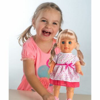 Bábika Barunka chodiaca a česky spievajúca plast 42cm na batérie so zvukom v krabici 21x44x11cm