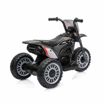 Baby Mix Detská elektrická motorka Honda CRF 450R, sivá