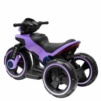 Baby Mix Detská elektrická motorka Police, fialová