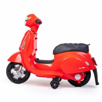 Baby Mix Detská elektrická motorka Vespa, červená
