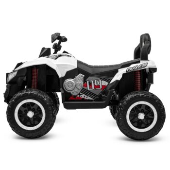 Baby Mix Detská elektrická štvorkolka Rave 4 x 4,biela