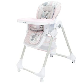 Baby Mix Detská jedálenská stolička Infant, ružová