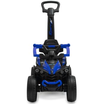 Baby Mix Detská odrážadlo s vodiacou tyčou MegaPrime EVA, modrá