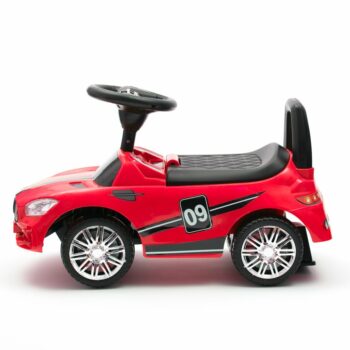 Baby Mix Detská odrážadlo so zvukom Racer, červená