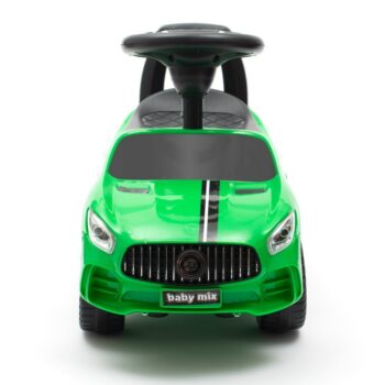 Baby Mix Detská odrážadlo so zvukom Racer, zelená
