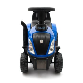 Baby Mix Detská odrážadlo traktor s vlečkou anáradím New Holland, modrá
