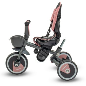Baby Mix Detská trojkolka 5v1 Relax 365°, ružová