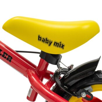Baby Mix Detské balančné kolo s brzdou Traveller,červená