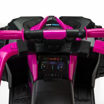 Baby Mix Detské odrážadlo Mega s vodiacou tyčou, modrá
