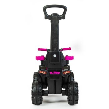 Baby Mix Detské odrážadlo Mega s vodiacou tyčou, ružová