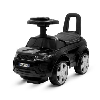 Baby Mix Detské odrážadlo SUV Prime, čierna ekokoža