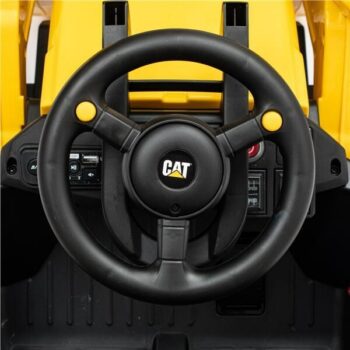 Baby Mix Detský elektrický traktor CAT, žltá