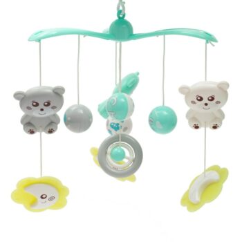 Baby Mix Kolotoč nad postýlku se světelnýmprojektorem, zelená