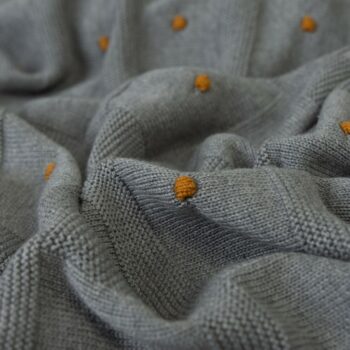 Babymatex Detská deka Accent tmavosivá, 80 x 100 cm