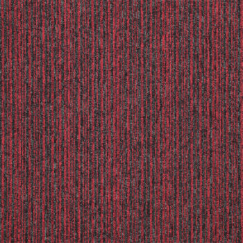 Balta, Kobercový štvorec Sonar Lines 4120 červený 50 x 50 cm, chodba / predsieň