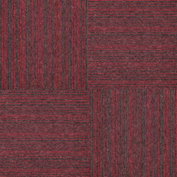 Balta, Kobercový štvorec Sonar Lines 4120 červený 50 x 50 cm, chodba / predsieň