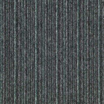Balta, Kobercový štvorec Sonar Lines 4577 zelenočierny 50 x 50 cm, chodba / predsieň