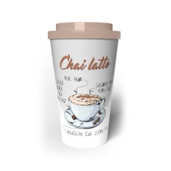 Banquet Hrnček cestovný dvojstenný COFFEE 0,5 l, Chai latte