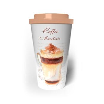 Banquet Hrnček cestovný dvojstenný COFFEE 0,5 l, Coffee macchiato