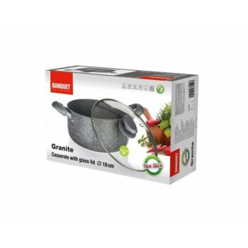 Banquet Hrniec s nepriľnavým povrchom Granite, 18 x 8,5 cm, 18 cm
