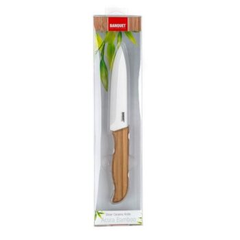 Banquet Keramický nôž porciovací Acura Bamboo, 23,5 cm