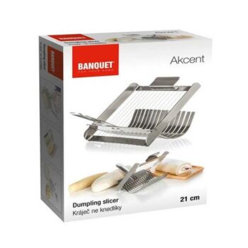Banquet Krájač na knedle nehrdz. strunový AKCENT 21 cm