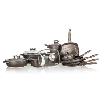 Banquet Panvica na palacinky s nepriľnavým povrchom PREMIUM Dark Brown 24 x 1,6 cm