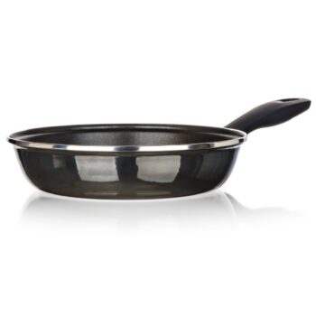 Banquet Panvica smaltovaná METALLIC Black 24 cm, s nepriľnavým povrchom, 24 cm