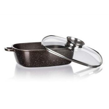 Banquet Pekáč s nepriľnavým povrchom PREMIUM Dark Brown 28 x 28 x 8 cm
