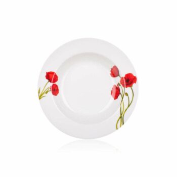 Banquet Red Poppy 18-dielna tanierová súprava